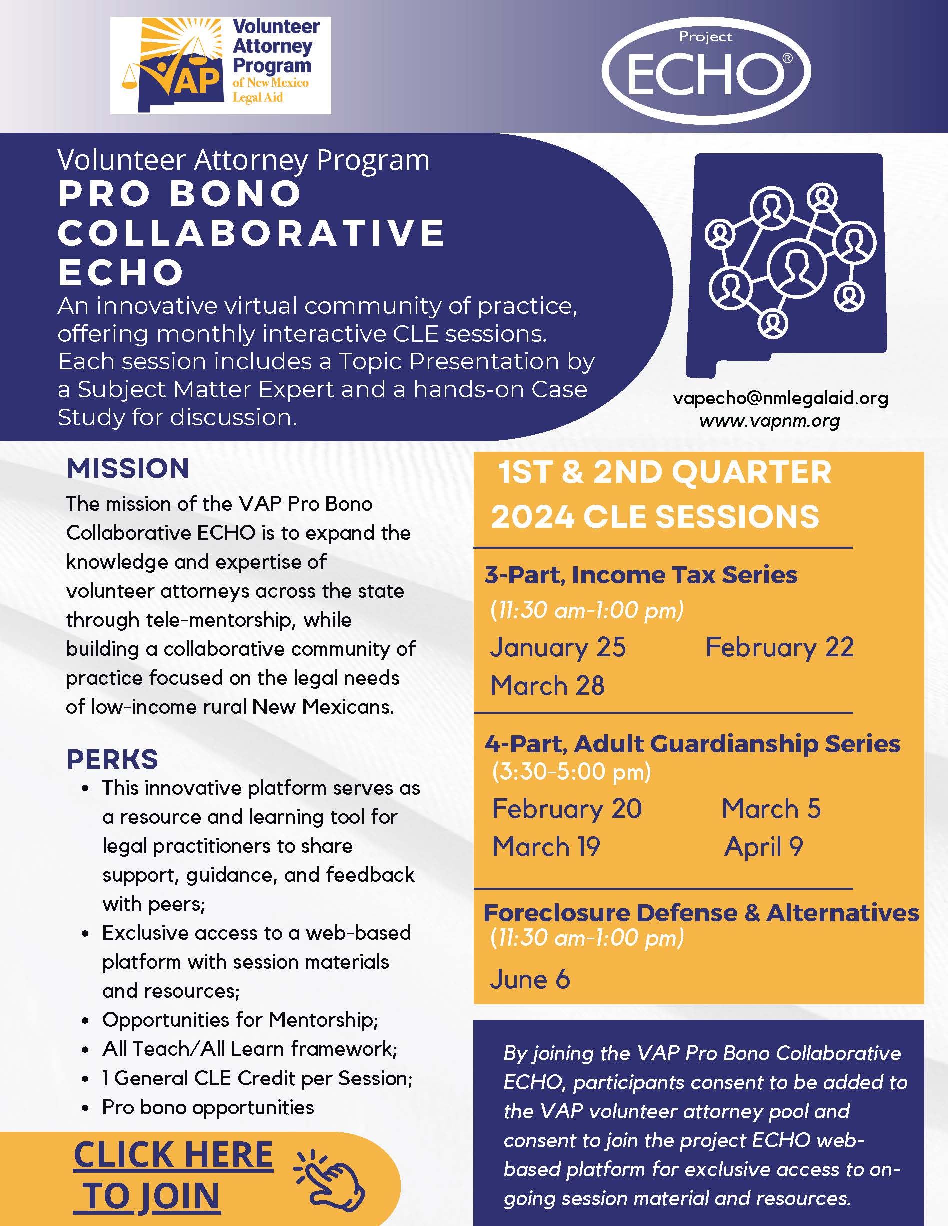 More Pro Bono Opportunities