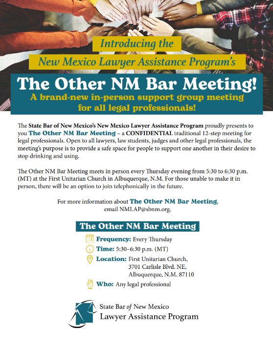 The Other NM Bar Meeting Flyer